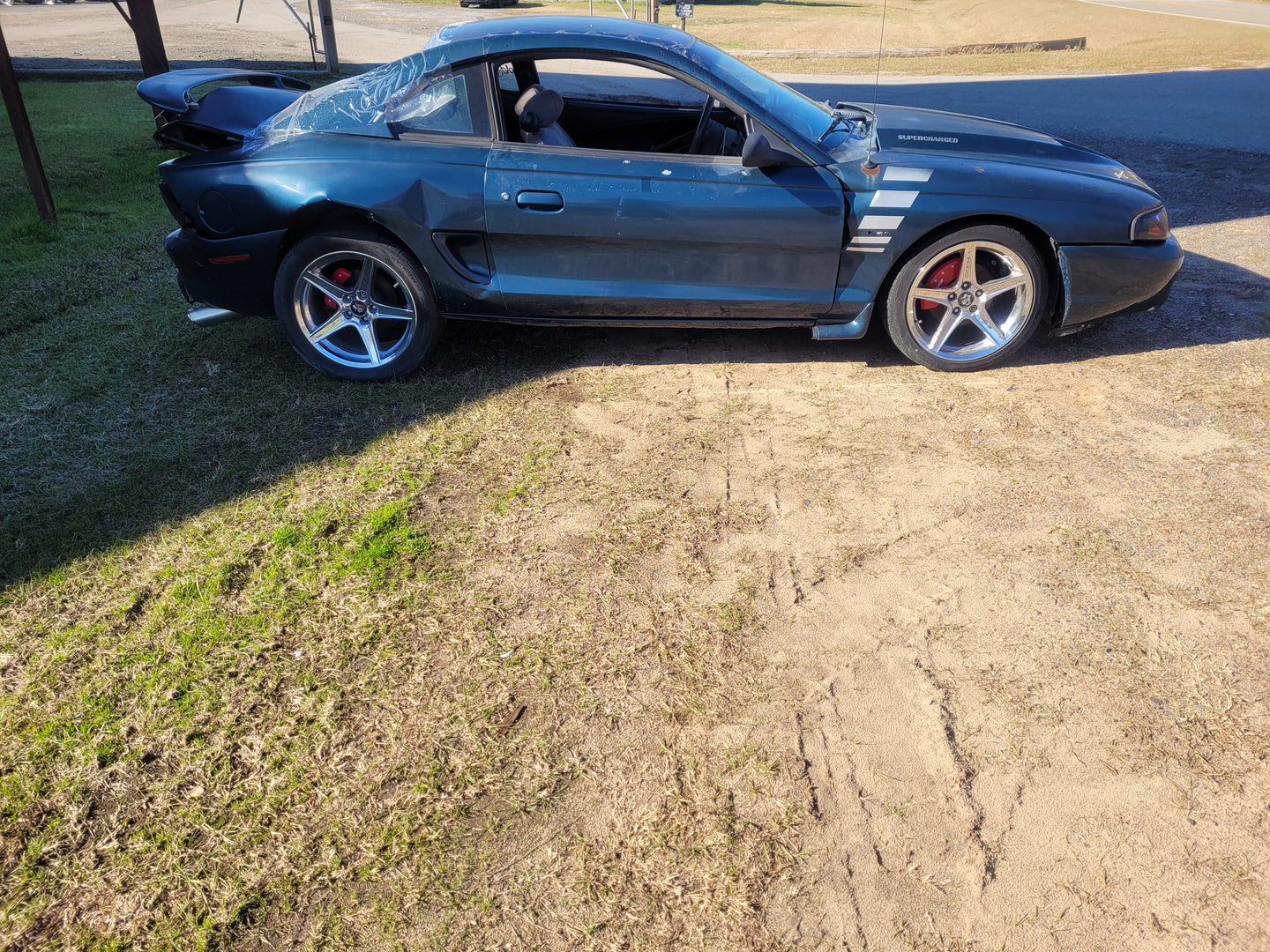 Stock 2668. 1995 Ford Mustang GT Coupe Vortech Supercharged V8 T5 Manny Tranny 153k Miles - The Parts Farm