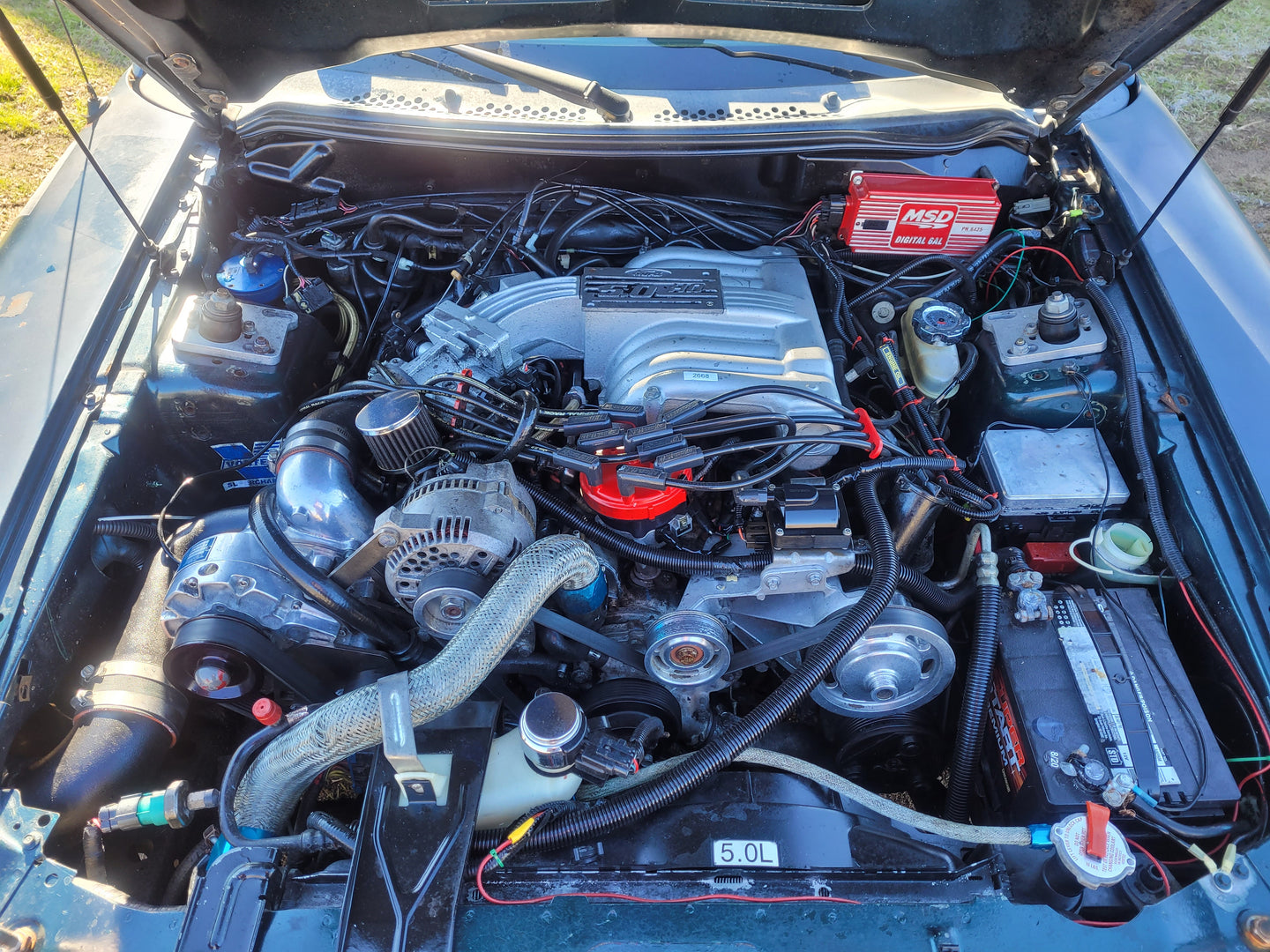 Stock 2668. 1995 Ford Mustang GT Coupe Vortech Supercharged V8 T5 Manny Tranny 153k Miles - The Parts Farm
