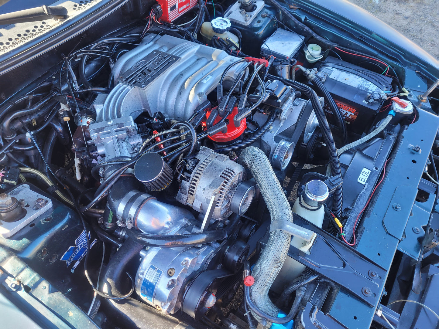 Stock 2668. 1995 Ford Mustang GT Coupe Vortech Supercharged V8 T5 Manny Tranny 153k Miles - The Parts Farm