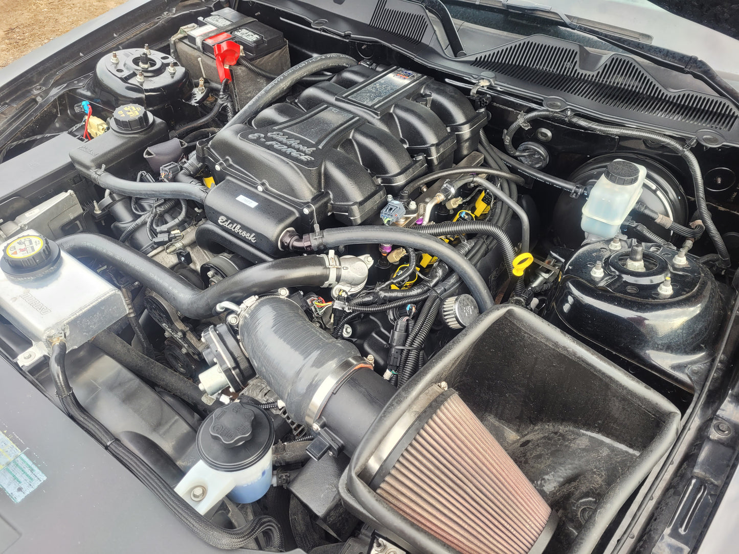 Stock 2677. 2010 Ford Mustang GT Coupe 4.6L V8 Edelbrock SC 3650 5 Speed Trans 35K Miles - The Parts Farm