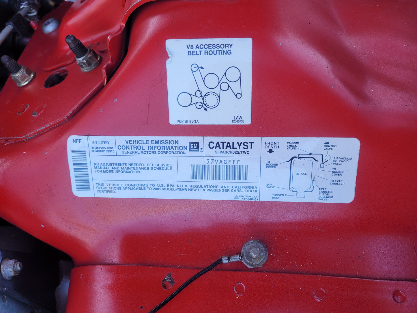 Stock 2679. 2001 Pontiac Trans Am Coupe 5.7L V8 LT1 Engine Auto Trans 117k Miles - The Parts Farm