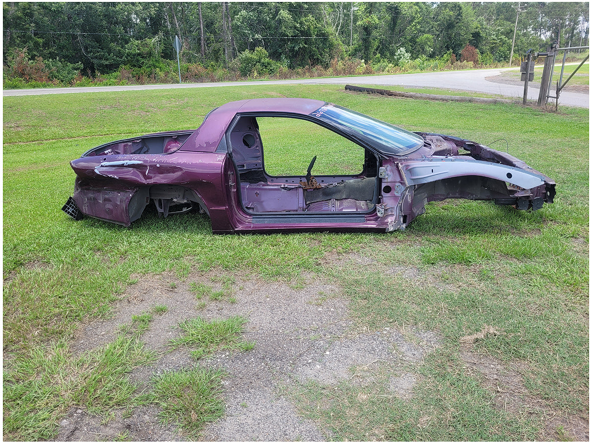 Stock 2676. 1995 Pontiac Firebird Firehawk Coupe Salvage Title Frame Shell 88k Miles Has Been Stripped!!