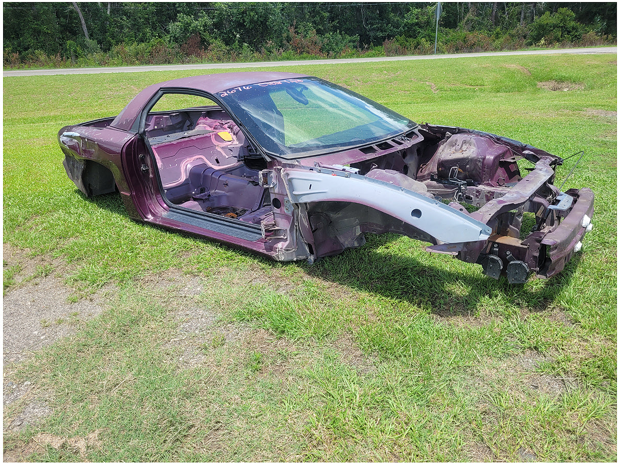 Stock 2676. 1995 Pontiac Firebird Firehawk Coupe Salvage Title Frame Shell 88k Miles Has Been Stripped!!