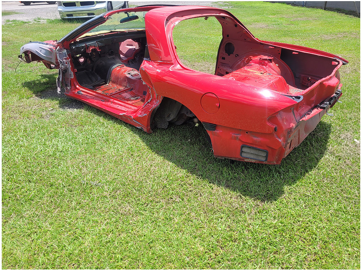 Stock 2653. 2001 Pontiac Firebird Trans Am Hatchback Clear Title Frame Shell Body