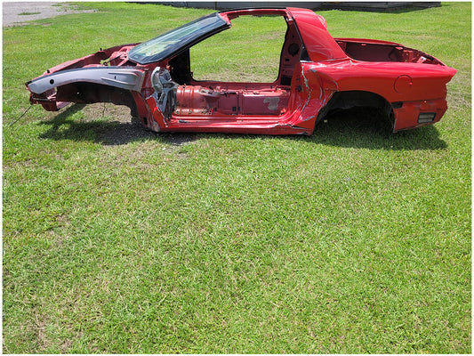 Stock 2653. 2001 Pontiac Firebird Trans Am Hatchback Clear Title Frame Shell Body