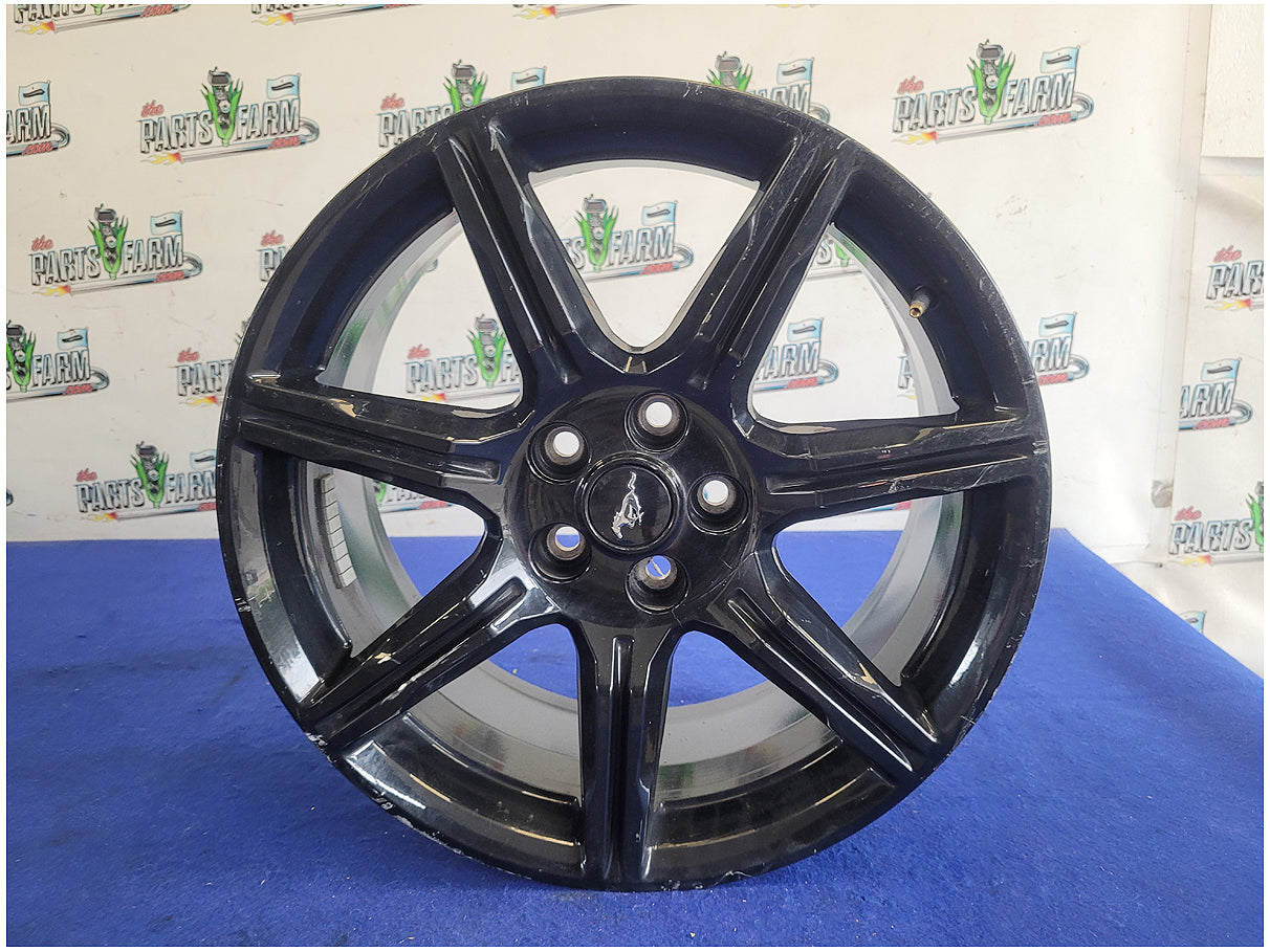 2015-2023 Ford Mustang GT S550 Wheel 19x8.5 Spoke Paint Black Rim Scuffs 1931