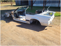 Stock 2603. 1990 Ford Mustang Mclaren Convertible Salvage Title Frame Shell