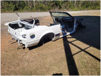 Stock 2603. 1990 Ford Mustang Mclaren Convertible Salvage Title Frame Shell