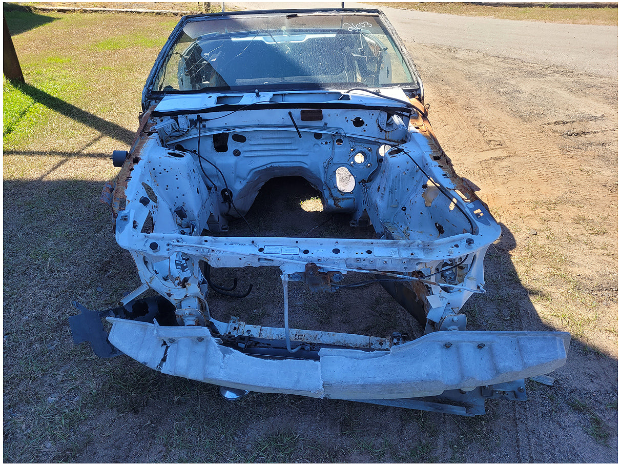 Stock 2603. 1990 Ford Mustang Mclaren Convertible Salvage Title Frame Shell