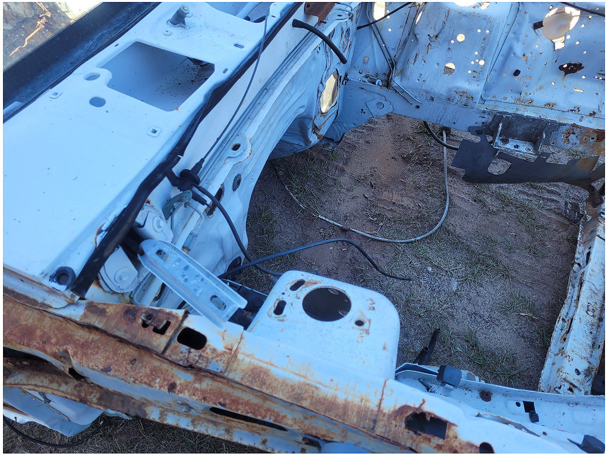 Stock 2603. 1990 Ford Mustang Mclaren Convertible Salvage Title Frame Shell