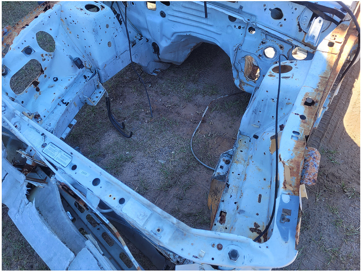 Stock 2603. 1990 Ford Mustang Mclaren Convertible Salvage Title Frame Shell