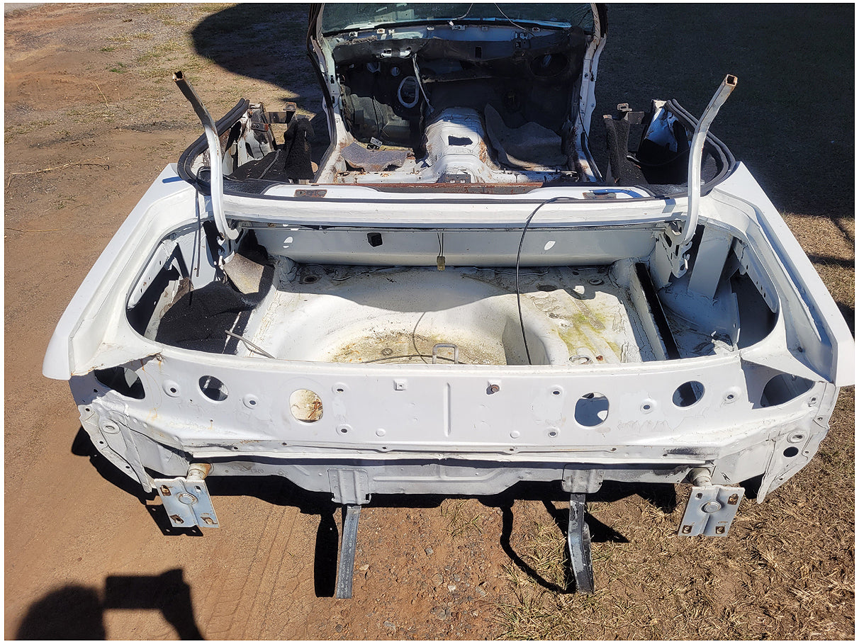 Stock 2603. 1990 Ford Mustang Mclaren Convertible Salvage Title Frame Shell