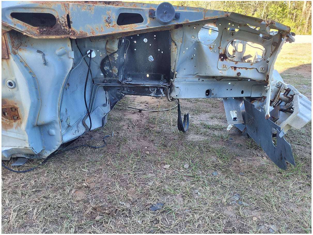 Stock 2603. 1990 Ford Mustang Mclaren Convertible Salvage Title Frame Shell