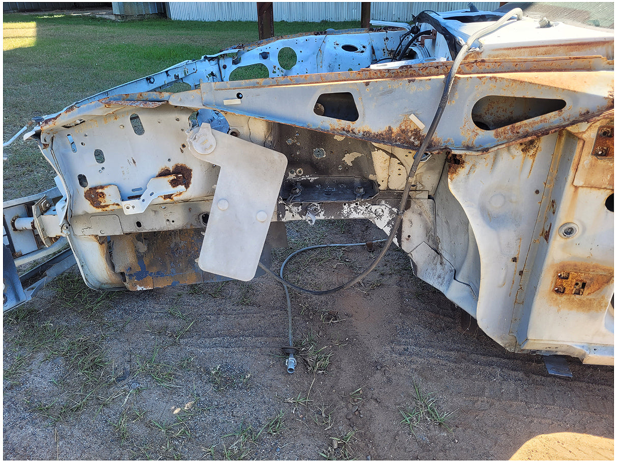 Stock 2603. 1990 Ford Mustang Mclaren Convertible Salvage Title Frame Shell