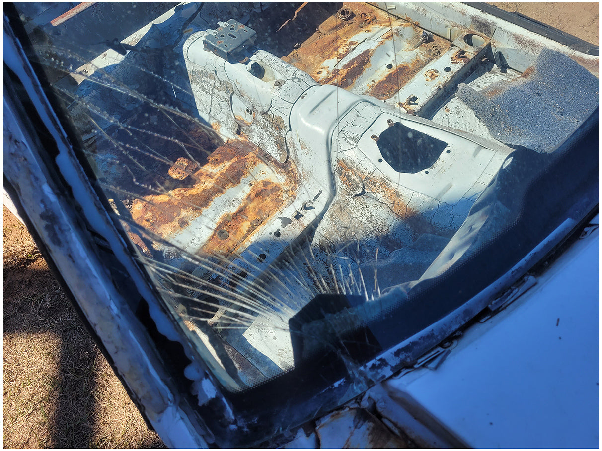 Stock 2603. 1990 Ford Mustang Mclaren Convertible Salvage Title Frame Shell