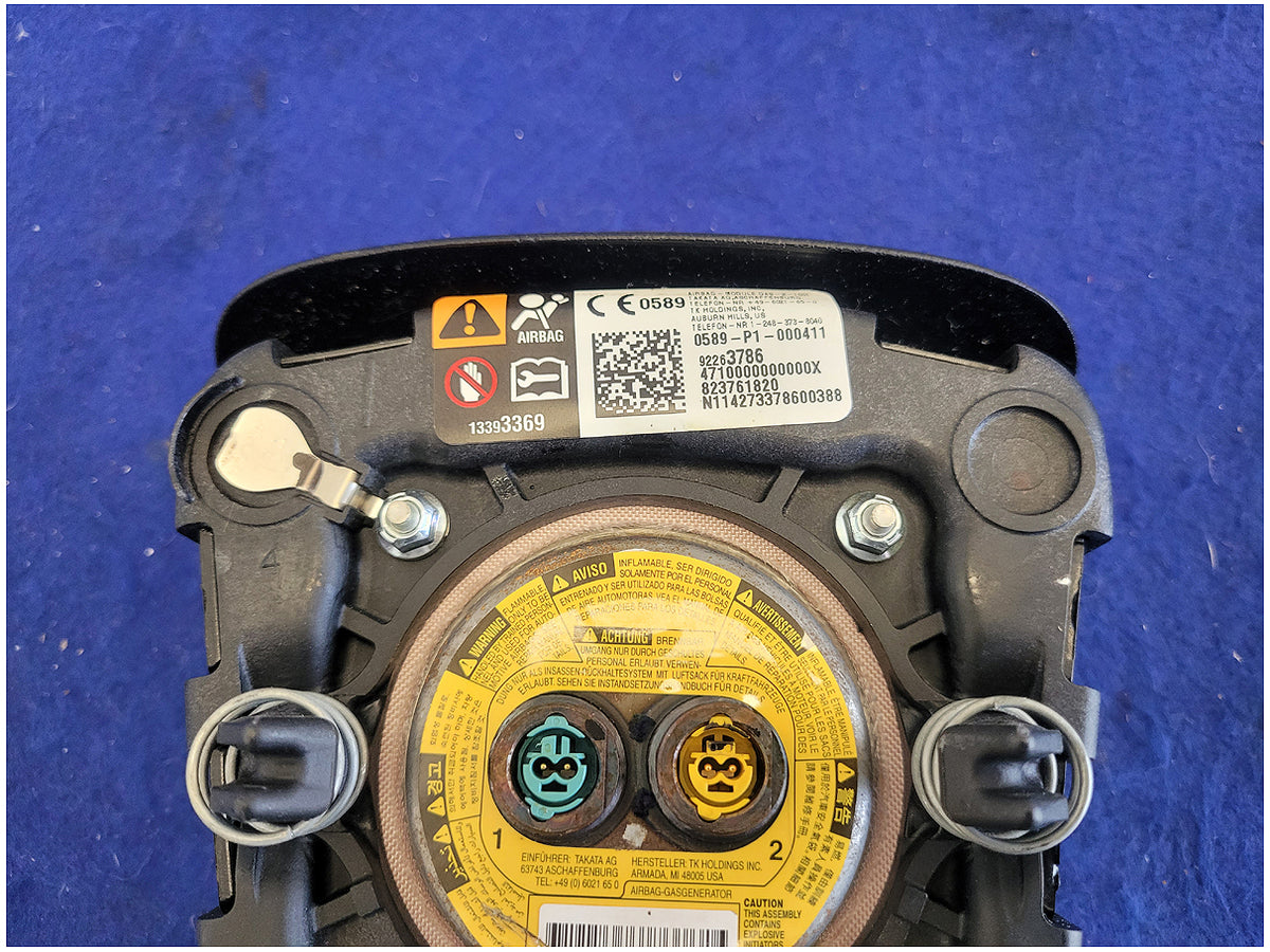2015 Chevrolet SS Sedan Driver Front Steering Wheel Air Bag Dash Trim 2770