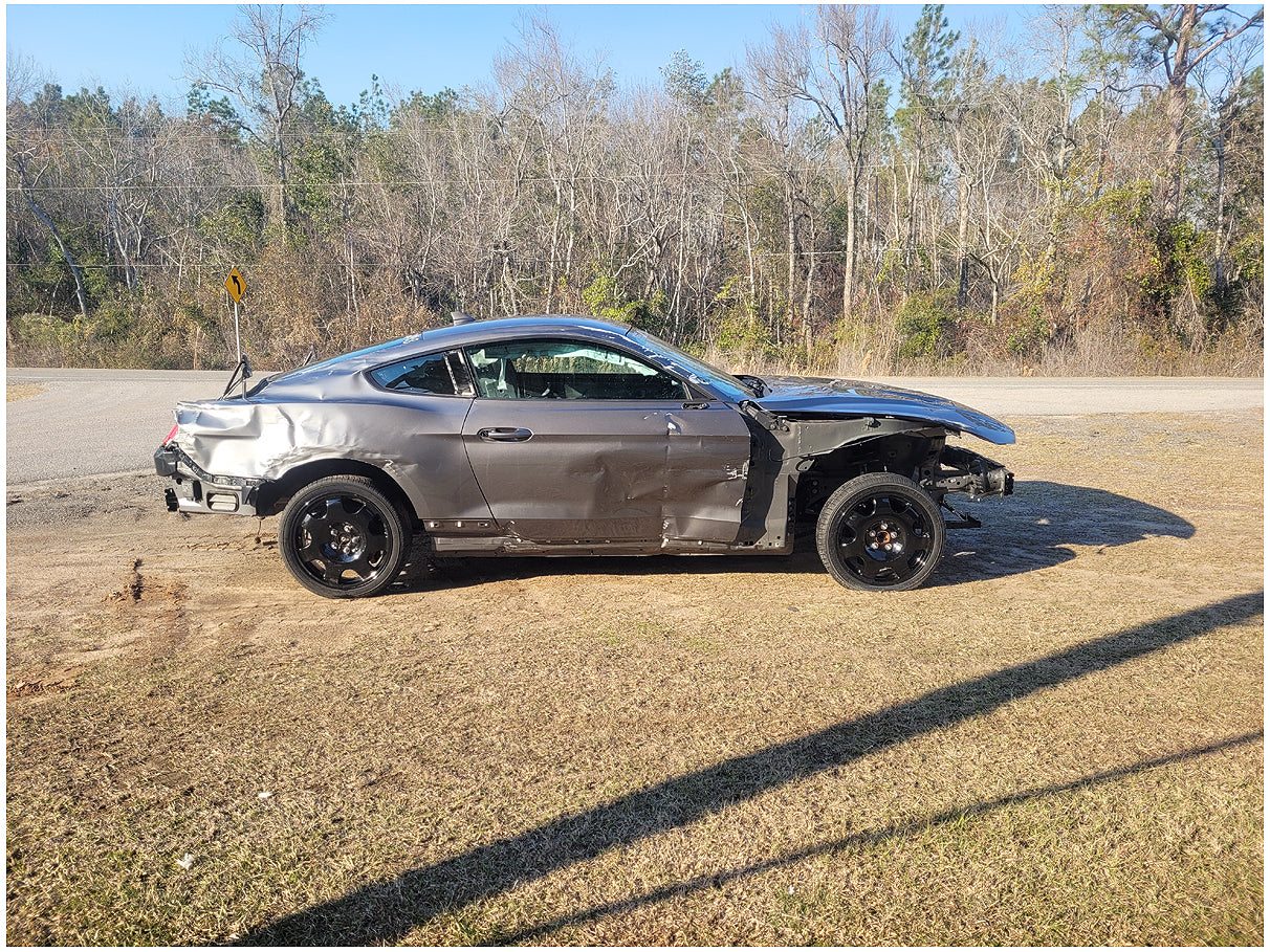 Stock 2798. 2022 Ford Mustang GT Saleen #33 Coupe Roller Salvage Title Passenger Damage