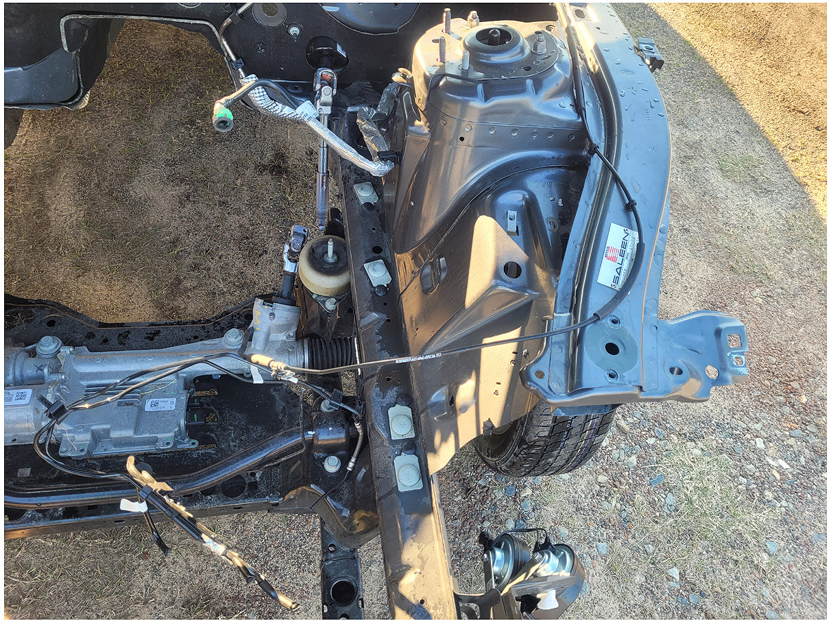 Stock 2798. 2022 Ford Mustang GT Saleen #33 Coupe Roller Salvage Title Passenger Damage