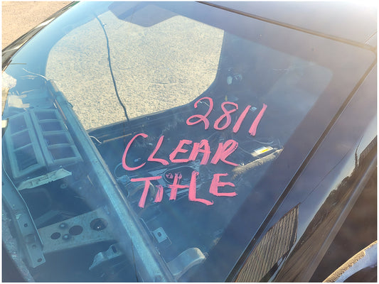 Stock 2811. 2011 Chevrolet Camaro SS Coupe Frame Shell Clear Title 57k Miles