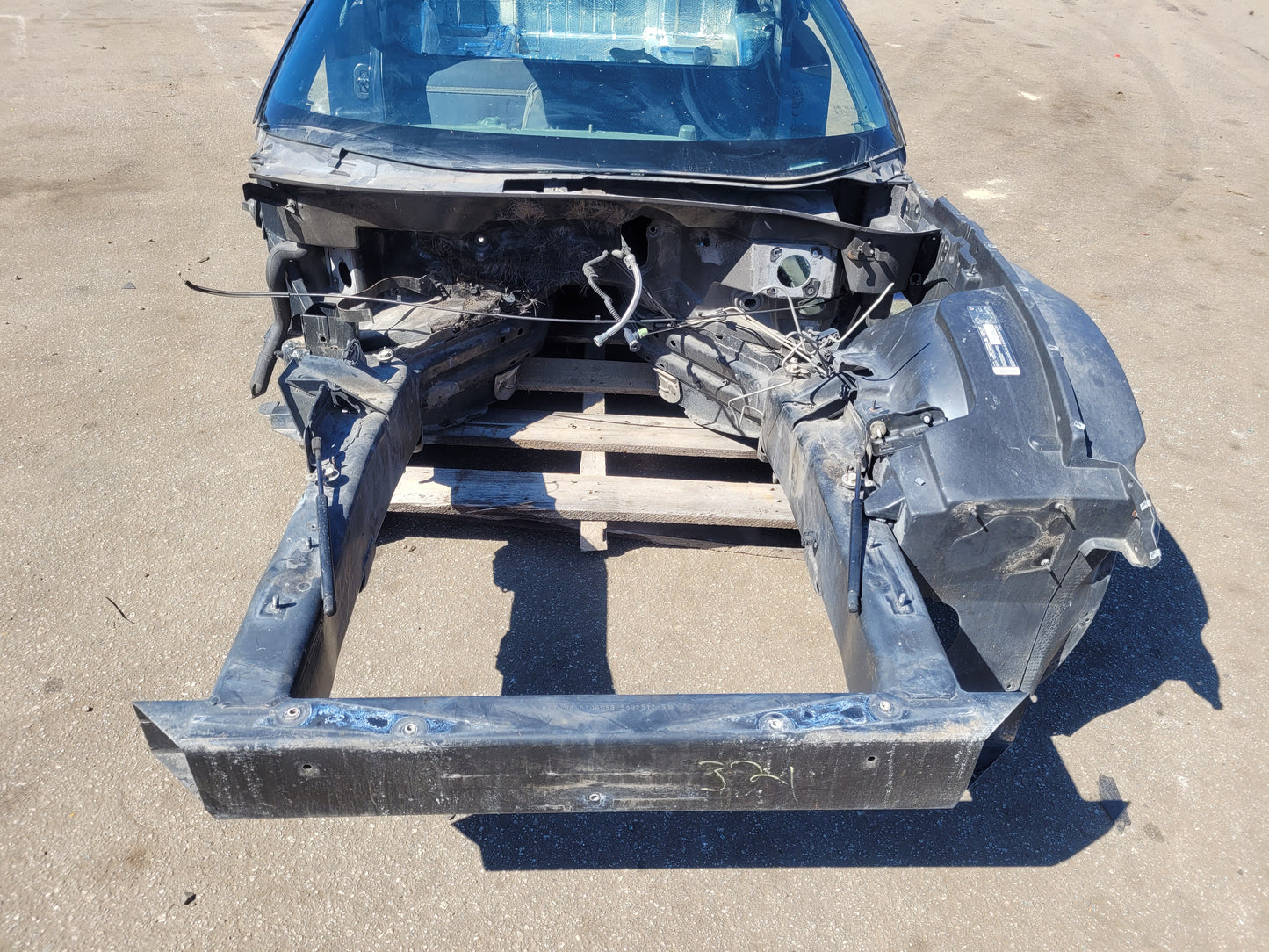 Stock 2814. 2002 Chevrolet Corvette Z06 FRC C5 Clear Title Frame Body Shell *Damage* Race Car 103k Miles