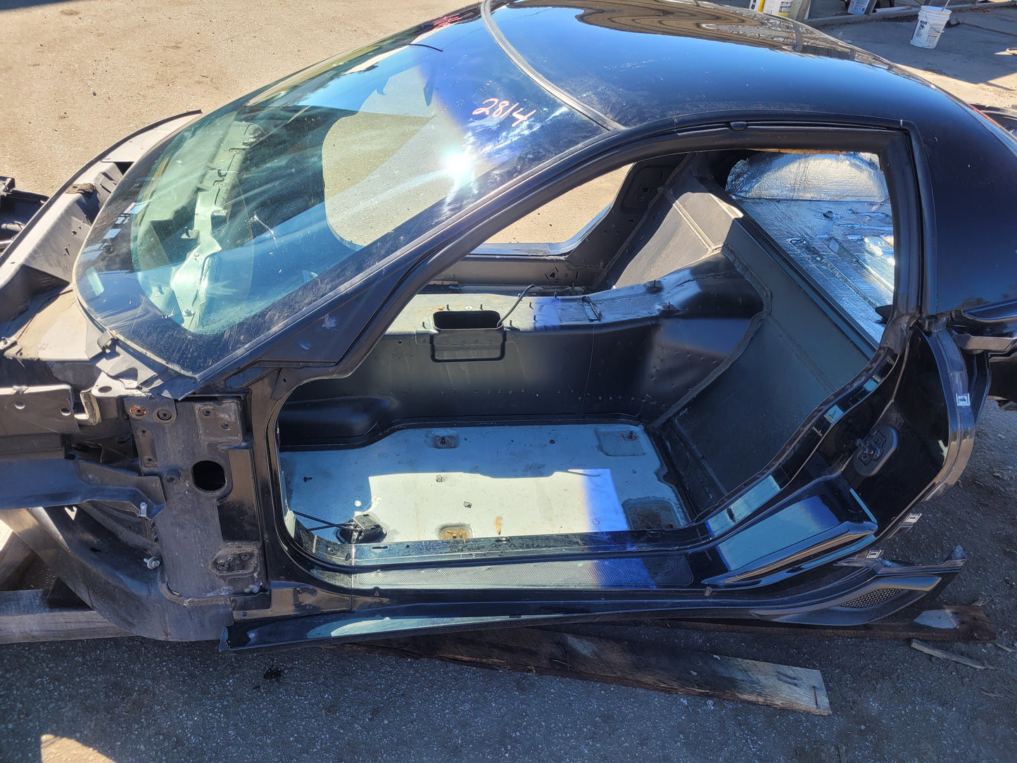 Stock 2814. 2002 Chevrolet Corvette Z06 FRC C5 Clear Title Frame Body Shell *Damage* Race Car 103k Miles