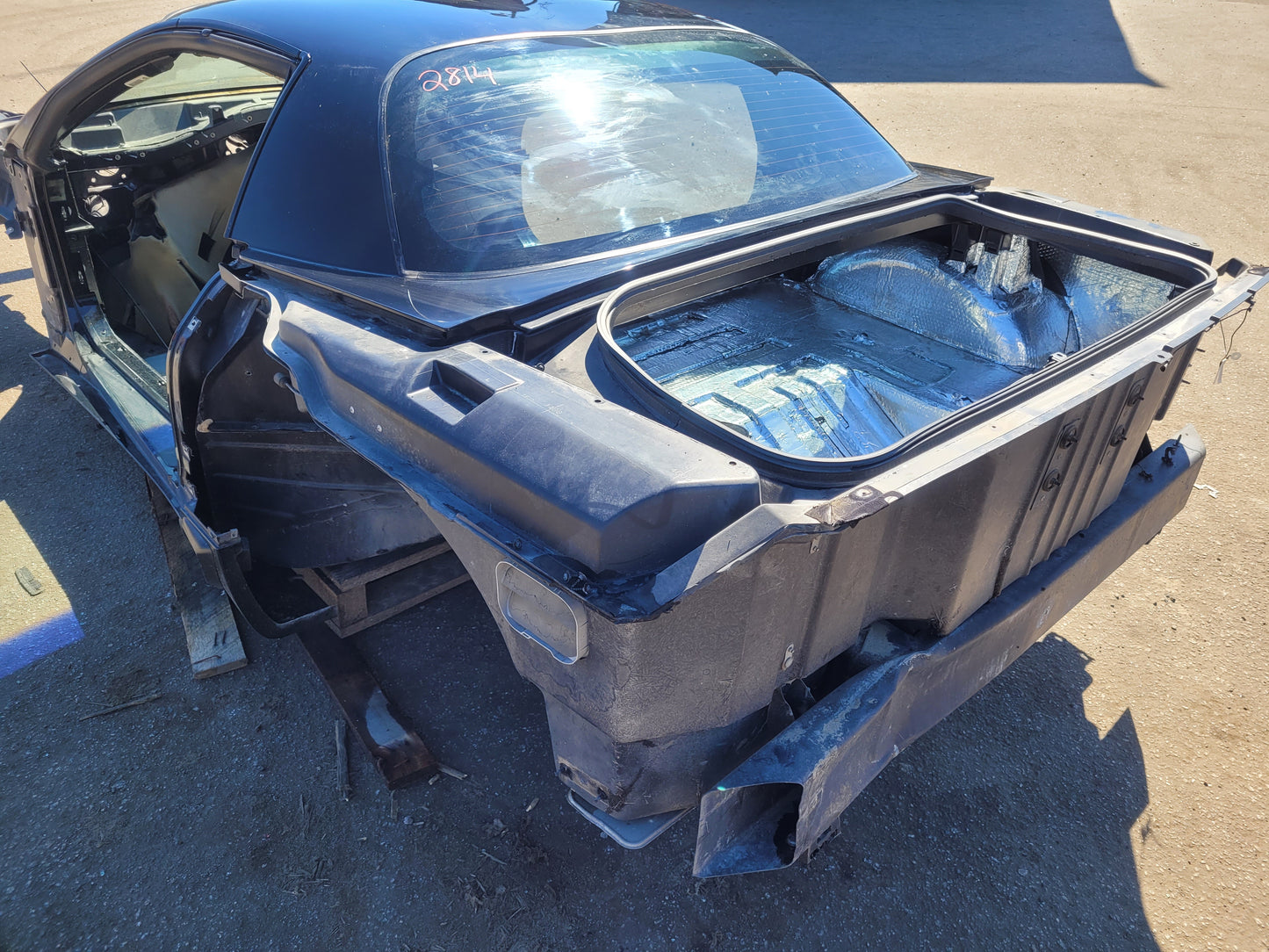 Stock 2814. 2002 Chevrolet Corvette Z06 FRC C5 Clear Title Frame Body Shell *Damage* Race Car 103k Miles