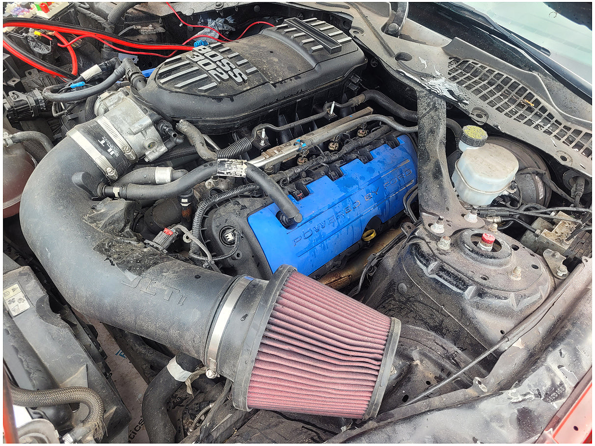 S550 Gen 2 Road Race Build Boss Intake Cage 1 Piece Aluminum Driveshaft