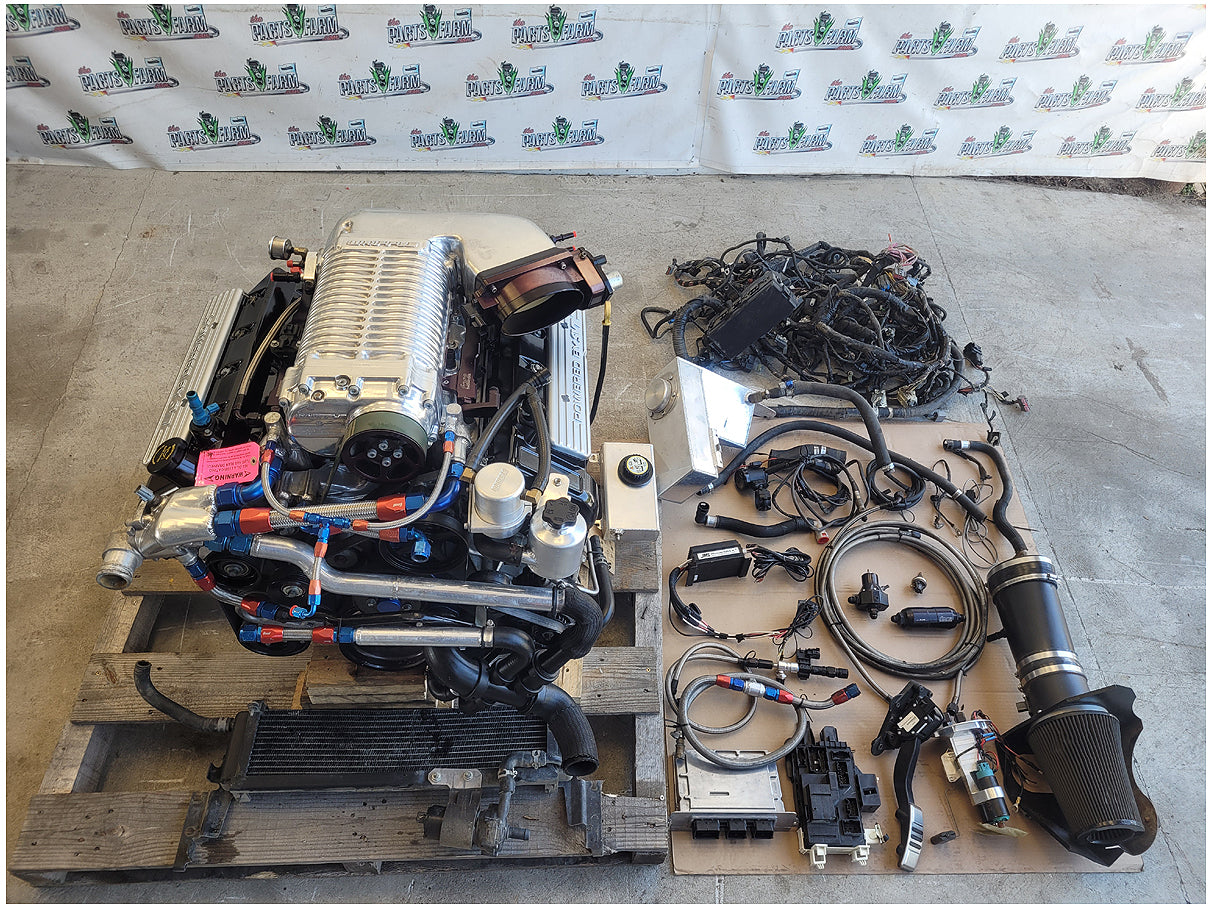 2010-12 Ford Mustang Shelby GT500 5.4L Engine Swap Whipple 275x Cams Fuel System 2852