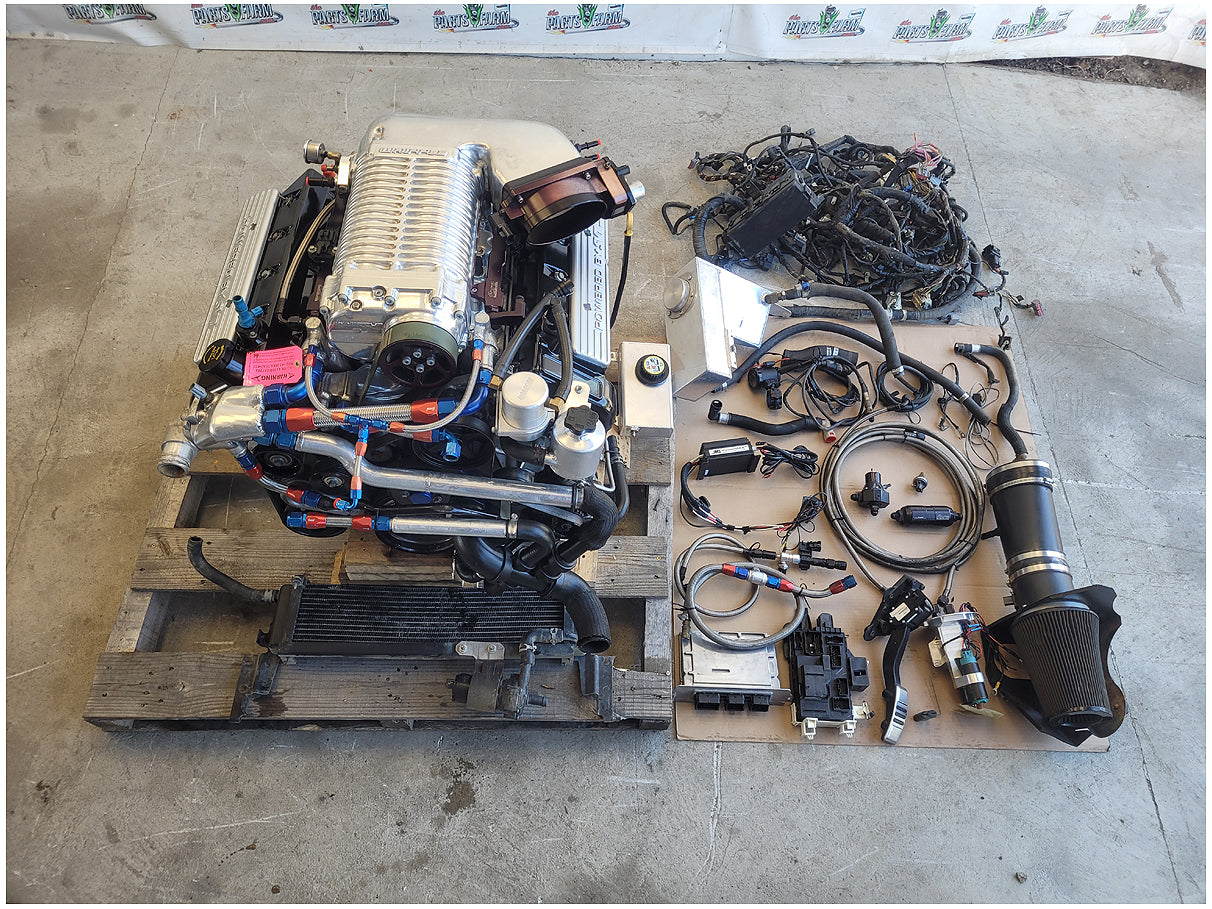 2010-12 Ford Mustang Shelby GT500 5.4L Engine Swap Whipple 275x Cams Fuel System 2852
