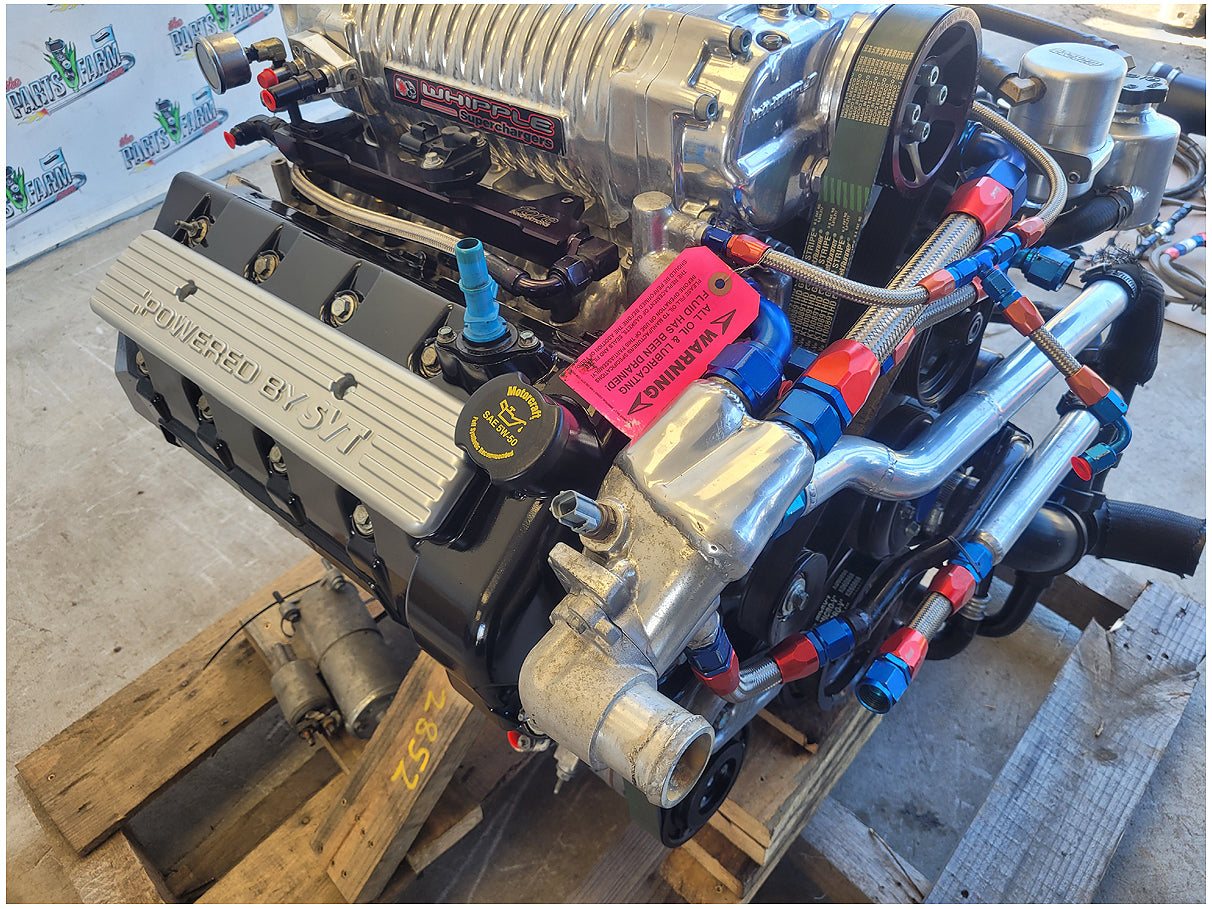 2010-12 Ford Mustang Shelby GT500 5.4L Engine Swap Whipple 275x Cams Fuel System 2852