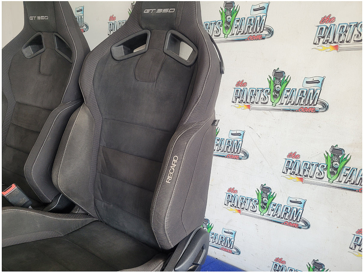 2016 Ford Mustang Shelby GT350 Recaro Coupe Set Seats Cloth Race Bucket 2881