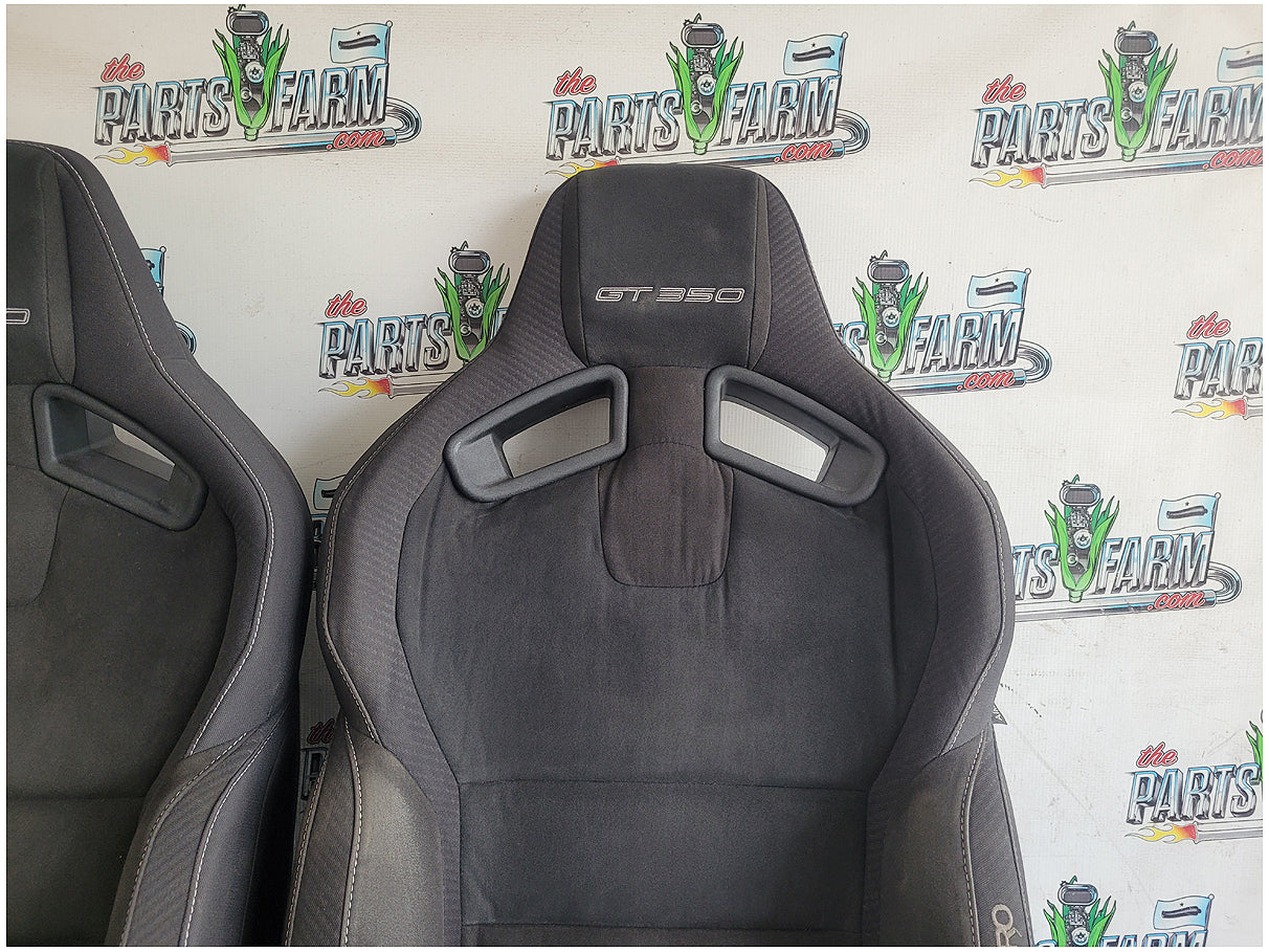 2016 Ford Mustang Shelby GT350 Recaro Coupe Set Seats Cloth Race Bucket 2881