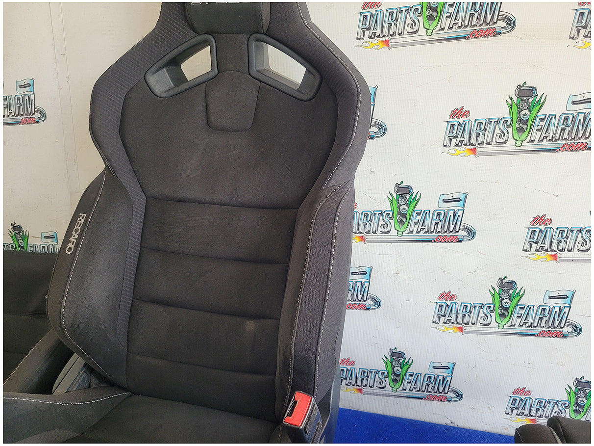 2016 Ford Mustang Shelby GT350 Recaro Coupe Set Seats Cloth Race Bucket 2881