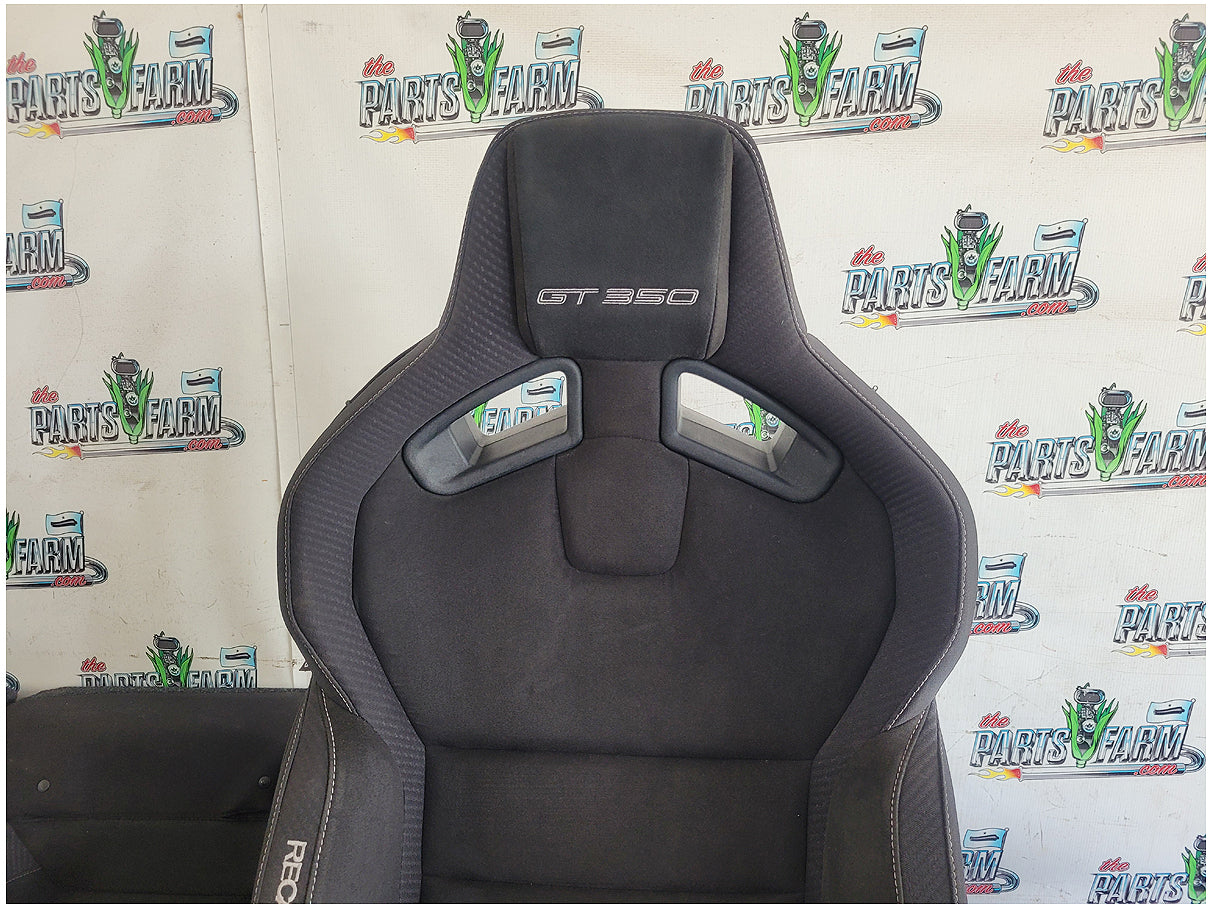 2016 Ford Mustang Shelby GT350 Recaro Coupe Set Seats Cloth Race Bucket 2881