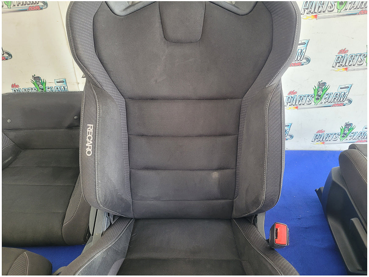 2016 Ford Mustang Shelby GT350 Recaro Coupe Set Seats Cloth Race Bucket 2881