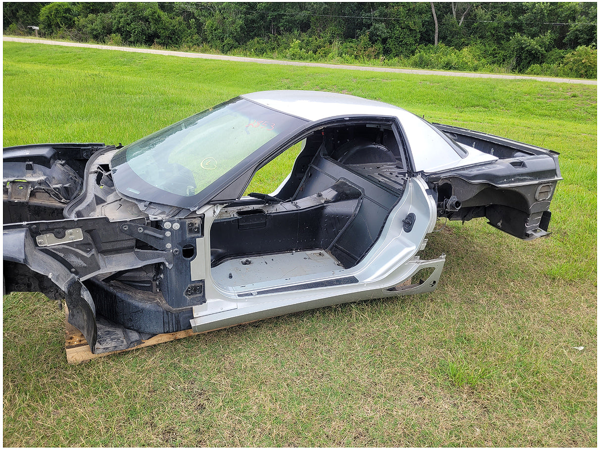 Stock 2853. 2002 Chevrolet Corvette Z06 C5 FRC Frame Shell Salvage Title Race Car