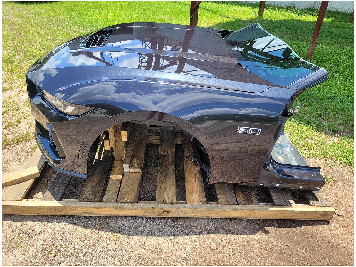 2024 Ford Mustang GT S650 Front Clip Bumper Hood Fender Apron Paint HY 2891
