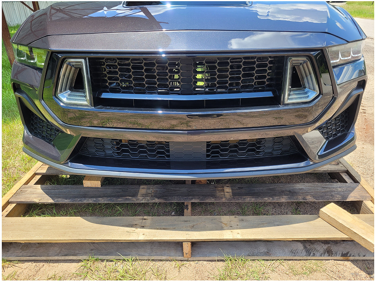 2024 Ford Mustang GT S650 Front Clip Bumper Hood Fender Apron Paint HY 2891