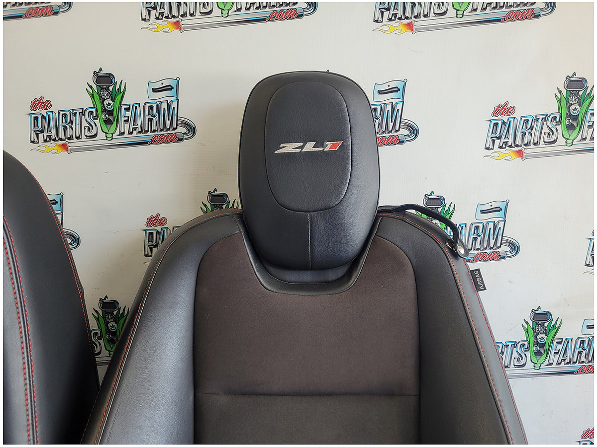 2012-2015 Chevy Camaro ZL1 Convertible Leather Bucket Seats Heated *Read 2914