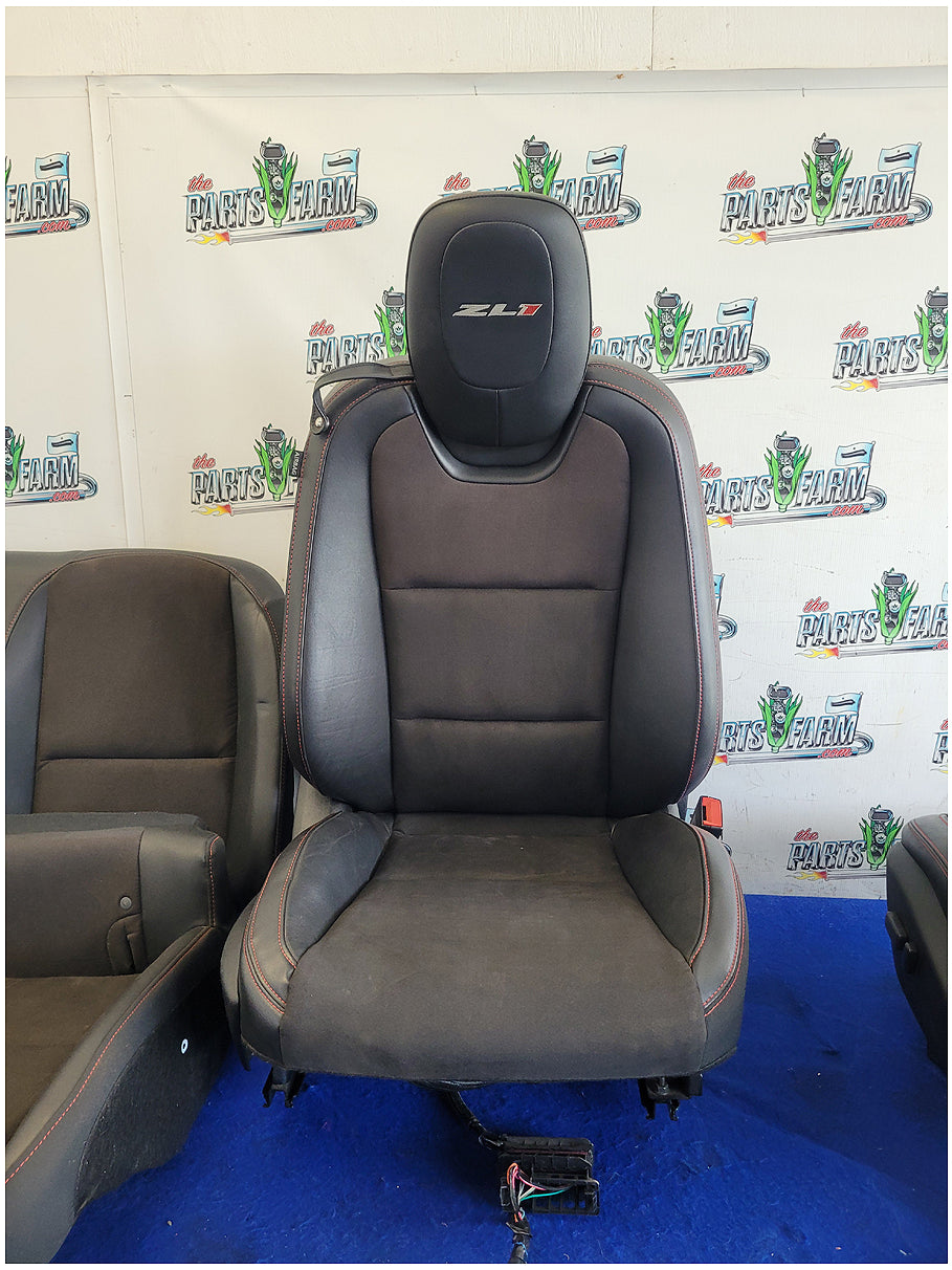2012-2015 Chevy Camaro ZL1 Convertible Leather Bucket Seats Heated *Read 2914