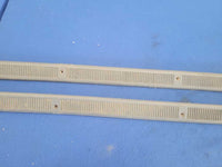 1990 Ford Mustang ASC Mclaren Convertible Pair Scuff Door Sill Plates Blue 2603 - The Parts Farm
