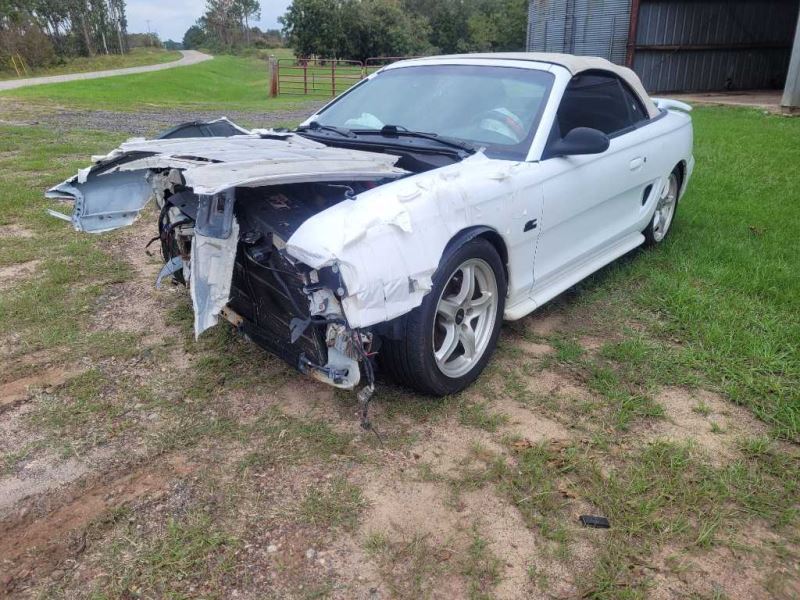 1994-2000 Ford Mustang GT Convertible Driver LH Quarter Window Glass Motor 2631 - The Parts Farm