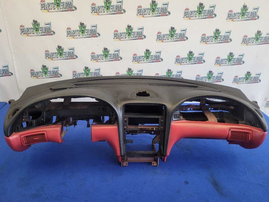 1994-1995 Ford Mustang GT 5.0L Dashboard Panel Cover Black Red 2631 - The Parts Farm