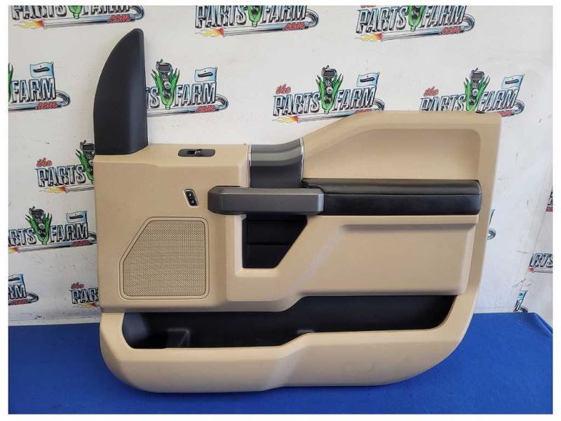 2015-2017 Ford F150 F-150 Pickup Truck Set Door Panels Beige Black Crew Cab 2615 - The Parts Farm