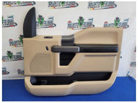2015-2017 Ford F150 F-150 Pickup Truck Set Door Panels Beige Black Crew Cab 2615 - The Parts Farm