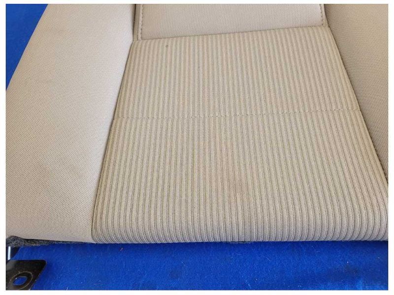 2011-2014 Ford Mustang GT Rear Coupe Seats Cloth Beige Back 2605 - The Parts Farm