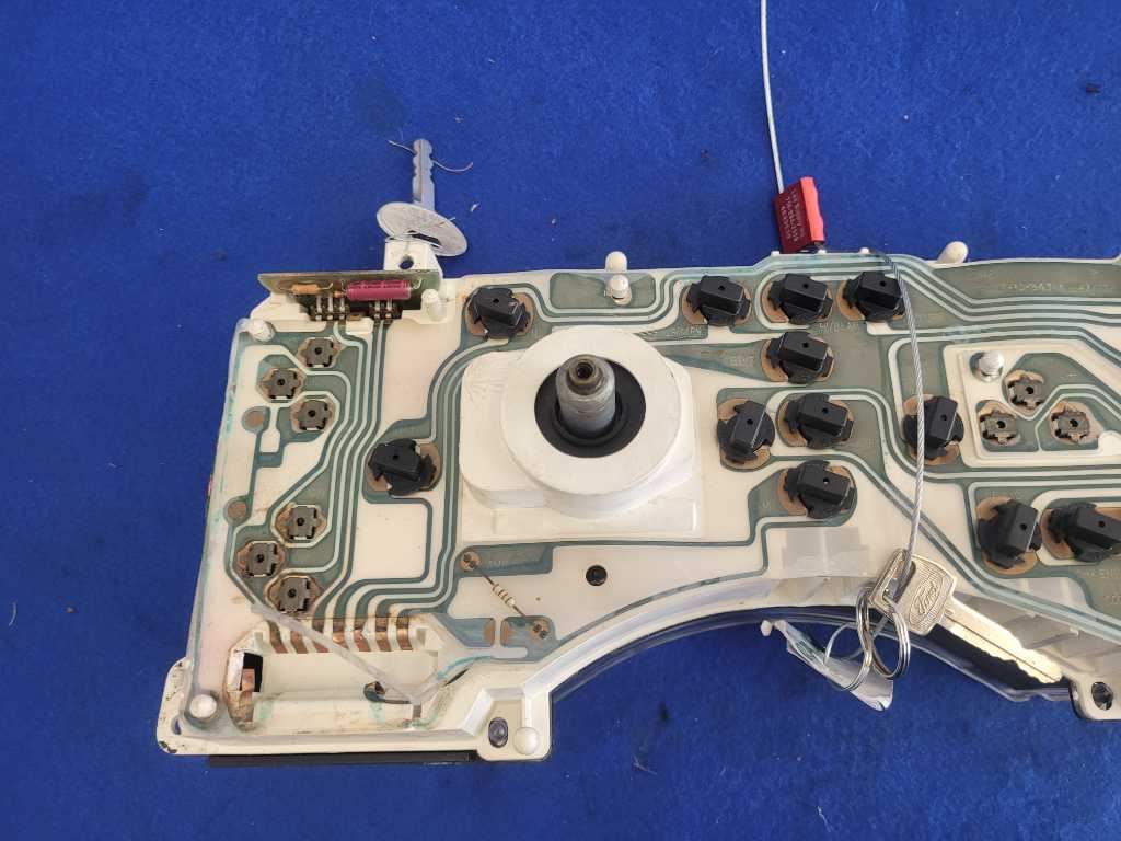1990 Ford Mustang GT Mclaren Convertible Gauge Cluster 140mph Front Tach 2603 - The Parts Farm