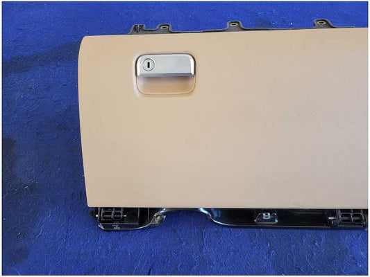 2011-2018 Porsche Cayenne Glove Box Dash Storage Passenger Beige 2579