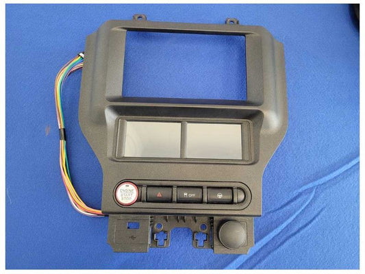 2020 Ford Mustang GT S550 Aftermarket Faceplate 8in Screen Radio Bezel - The Parts Farm