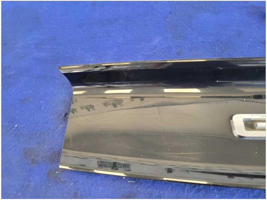 2015-2017 Ford Mustang GT S550 Rear Finish Panel Truck Black Trim Emblem 2840